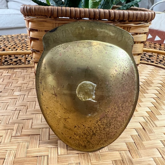 MCM DECOR Vintage Brass Pocket Change Tray - Picture 2 of 2